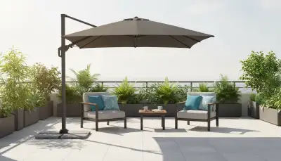 Ampelschirm: Flexibler Schatten für Ihre Oase