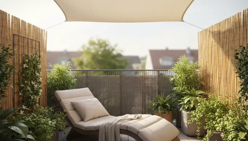 Balkon Sichtschutz: Private Oase gestalten