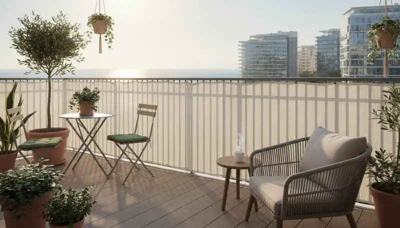 Balkonbespannung: Stilvoller Schutz und Privatsphäre