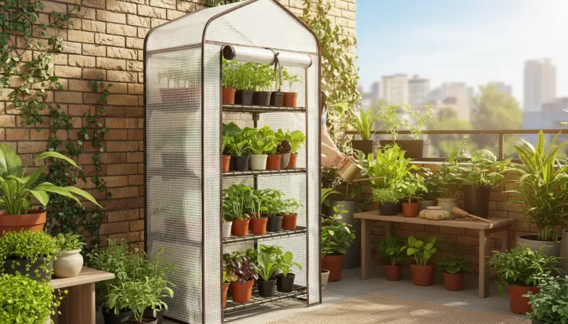 Balkongewächshaus bepflanzen: Erfolg auf kleinem Raum