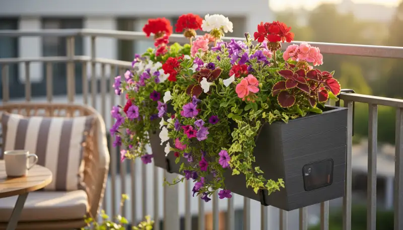 Balkonkasten bepflanzen: Grüne Vielfalt