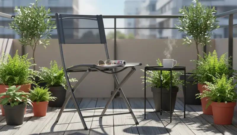 Balkonstuhl klein: Komfort auf engstem Raum