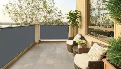 Clever kombiniert: Sicht- und Windschutz