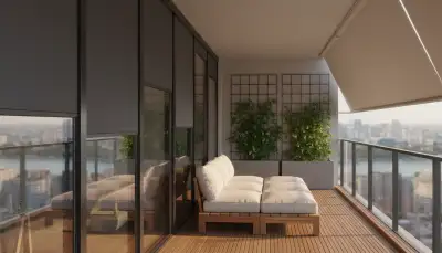 Effektiver Windschutz für den Balkon