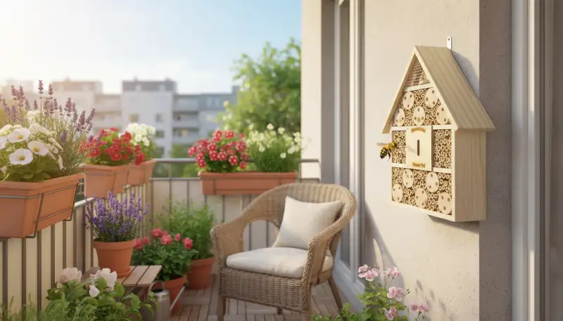 Insektenhotel kaufen: Artenvielfalt auf dem Balkon