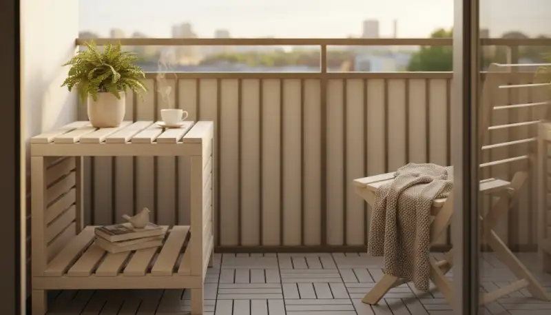 Klappmöbel: Platzwunder für jeden Balkon