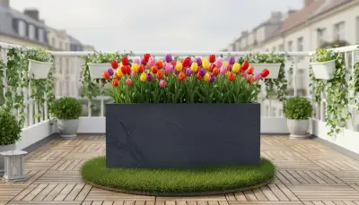 Pflanzkübel kleiner Balkon: Raumwunder schaffen