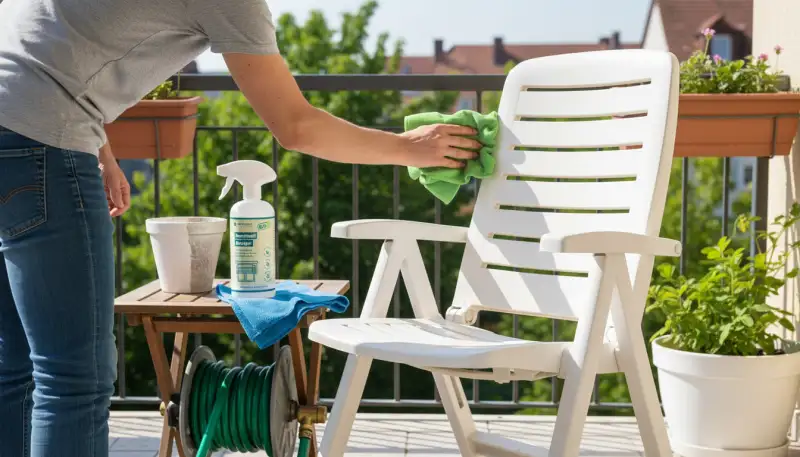 Verwitterten Kunststoff reinigen und schützen