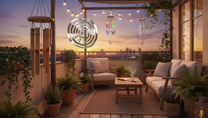 Windspiele: Klangvolle Oasen auf dem Balkon