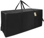 Auflagentasche Gartenauflagen Schutzhülle Polsterauflagen, 300L Übergröße Reisetasche Groß, Oxford Stoff, Belastbar für Bettwäsche, Decken, Bettdecken, Kissen, Perfekte Lösung für Haus und Reisen