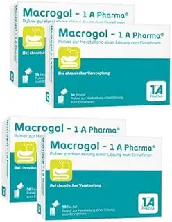 Macrogol - 1 A Pharma® Pulver gegen Verstopfung | 2x100 Stk | Bei chronischer Verstopfung | Bewäh...