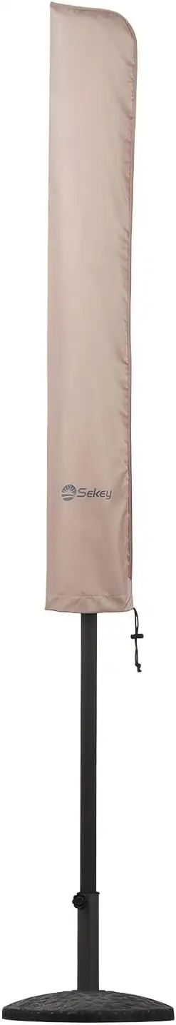 Sekey Schutzhülle für Ø 200 cm / 200cm × 150 cm Sonnenschirm, Abdeckhauben für S
