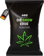 Grow Erde Lightmix – Perfekte Erde für gesundes Pflanzenwachstum, keimfrei, optimierter pH-Wert, fördert Wurzelbildung, vegan, gebrauchsfertig mit Perlite (20 Liter)