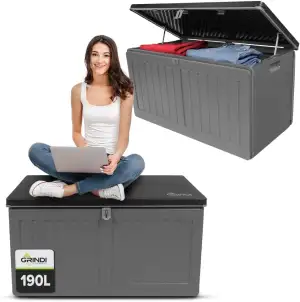 Grindi - Aufbewahrungsbox mit Deckel - Auflagenbox Morus - Gartenbox - Kissenbox