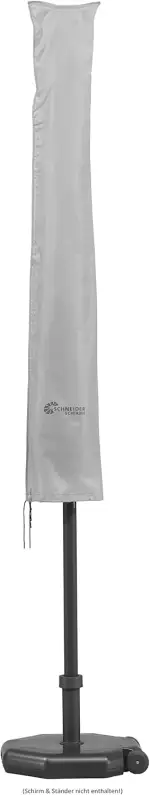 Schneider Schutzhülle für Sonnenschirme bis 300 cm Ø, 821-00, silbergrau, 177 x 26/34 cm, 0.3 kg, Grau