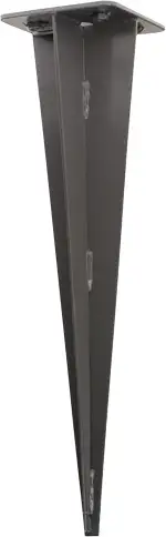 NOOR Markisen-Zubehör – Bodenhülse Erdspieß für Seitenmarkise EXKLUSIV zur Montage im Erdreich (i...