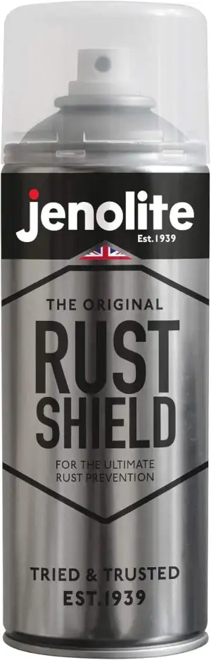 JENOLITE Rust Shield | Rostschutz Klarlack Spray | 400ml | Korrosionsschutz für 