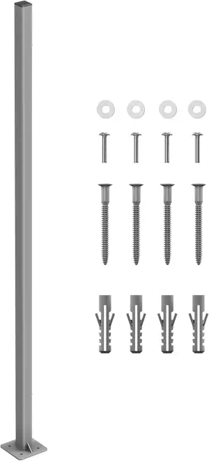 SONGMICS Standpfosten für Markisenkasten, Haltestange, Keine Wandmontage der Mar