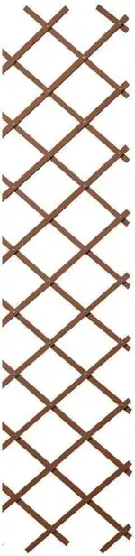 Gardman 07250 Rankgitter 1,8 x 0,3 m, braun