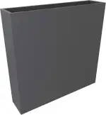 Eigentlich Pflanzkasten Indoor, B80xH77xT18 cm, Pflanzenkübel aus Holz als Sichtschutz für Schrei...