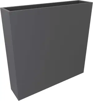 Eigentlich Pflanzkasten Indoor, B80xH77xT18 cm, Pflanzenkübel aus Holz als Sicht