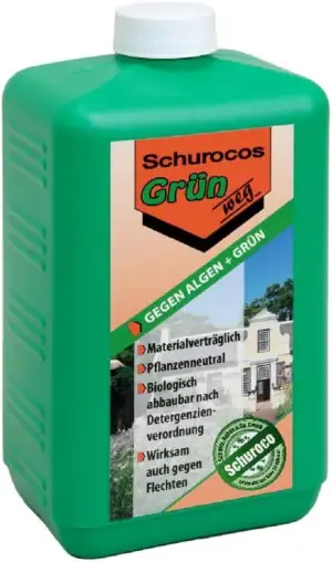 MOOS weg! 1,8 L Spezial-Reinigungsmittel für Stein, Holz und Kunststoff