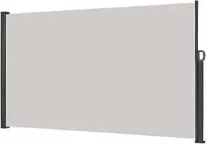 AufuN Seitenmarkise Ausziehbar Markise 180 x 300 cm Sonnenschutz aus Polyester S