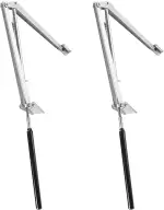 2X Gewächshaus Fensteröffner, Hubkraft bis 7 kg, Automatischer Fensteröffner für Gewächshaus, 45 cm Hubhöhe, Automatiköffner für alle Gewächshäuser (Einzelfeder)