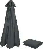 Ersatzhülle für Ampelschirm 8 Streben / 6 Anthrazit / Blau / Grau / Rot / Beige Sonnenschirm Text...