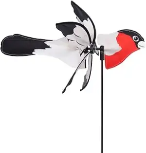 CIM Windspiel - Petite 2in1 GIMPEL - Ø28x43x85cm - Windmühle mit Standstab oder 