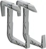 KADAX Blumenkastenhalterung ohne Bohren, Balkonkastenhalter im Set, verstellbare Haken und Halter...