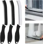 Reinigungsbürste - Fugenbürste, Spaltreinigungsbürste, Hartborsten Ecken Reinigungsbürste, Bürsten Bad, Fugenreiniger für Küche, Toilette, Fahrzeug (3, Schwarzer)