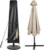 Tavaler Sonnenschirm Schutzhülle 2 bis 3 M, Sonnenschirmhülle mit Stab, 420D Oxford Gewebe Sonnen...