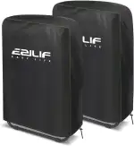 Klappstühle Schutzhülle 2 Stück, Gartenstuhl Abdeckung Wasserdicht, Winddicht, Anti-UV, Staubdicht für Gartenmöbel Liegestuhl Klappbar Deckchair, Balkonmöbel Abdeckung mit Beutel, 70x110cm