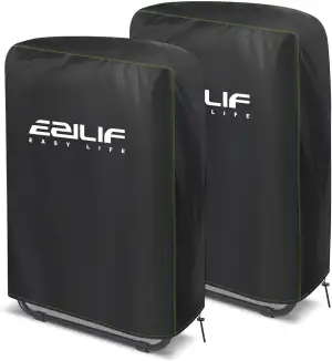 Klappstühle Schutzhülle 2 Stück, Gartenstuhl Abdeckung Wasserdicht, Winddicht, A