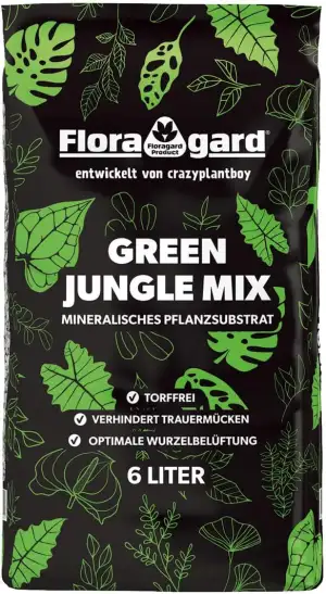 Floragard Green Jungle Mix 6 L – mineralisches Pflanzsubstrat für Monstera, Phil