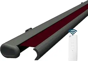 Eclipse Vollkassettenmarkise elektrisch 3,0x2,5 m basaltgraues Gehäuse Markise Balkon Terrassenüb...