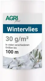 Winterschutzvlies 1,60 x 25 m I Frostschutzvlies für Pflanzen & Töpfe I Hochwertiges Vlies mit 30 g/m² I Reißfestes Gartenvlies aus Polypropylen I Pflanzenvlies zur Überwinterung