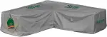 Abdeckung Gartenmöbel Winterfest Lounge L-Form, 255x255x80 cm, grau, Oxford 600D Gewebe, Abdeckplane Gartenmöbel wasserdicht, UV-beständig und wetterfest
