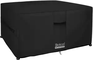 Dokon Gartenmöbel Abdeckung Wasserdicht Winddicht UV Beständiges Gartentisch Abd