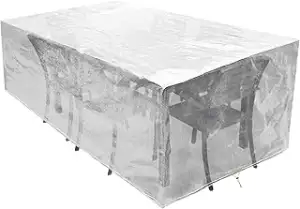 RICHIE Abdeckung für Gartenmöbel wasserdichte Schutzhülle Anti-UV Abdeckplane At