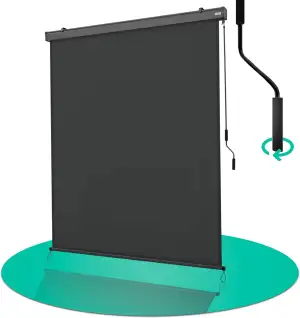 Ausziehbare Senkrechtmarkise Vertikalmarkise 180 x 250 cm - Markise mit Kurbel f