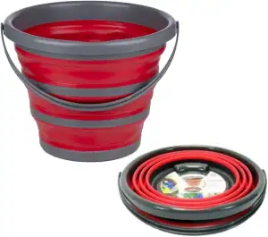 Dirt Devil Faltbarer Eimer 10 Liter - Putzeimer Multifunktional Camping Nutzung 