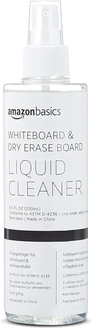 Amazon Basics Flüssigreiniger für trocken abwischbare Whiteboards, Unparfümiert,