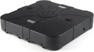 COSTWAY Sonnenschirmständer mit Rollen, 170kg, befüllbar, rollbar, Schirmständer für große Ampels...