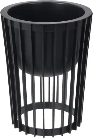 Blumenständer Ø 30 cm x H 40 cm | Pflanzenständer aus robustem Kunststoff, beids