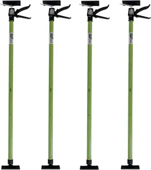 TRUTZHOLM 4 x Profi Einhandstütze Montagestütze Teleskopstütze115 cm bis 290cm t