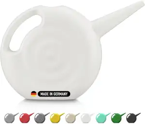Gießkanne Weiß - Gießkanne Zimmerpflanzen schmal - Gießkanne 2l Robust für Innen