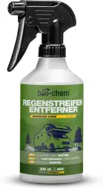 bio-chem Regenstreifen-Entferner für Wohnmobil, Caravan, Boot – 500 ml - Tiefenwirksames Haftgel - entfernt mühelos hartnäckige Verschmutzungen - Made in DE
