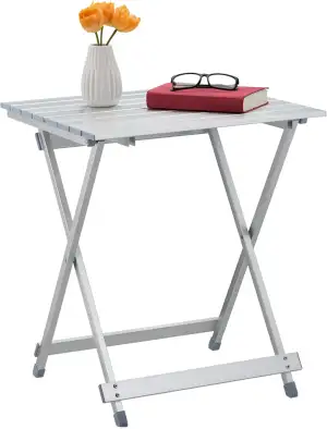 Relaxdays Klapptisch, wetterfest, HBT: 59,5 x 50 x 47,5 cm, Garten & Balkon, Cam